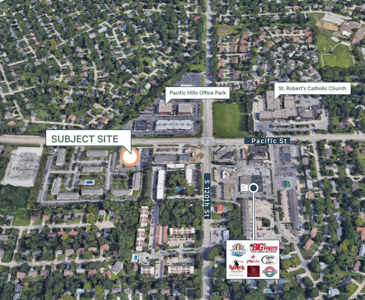 12103-12177 Pacific St, Omaha, NE for lease - Building Photo - Image 2 of 2