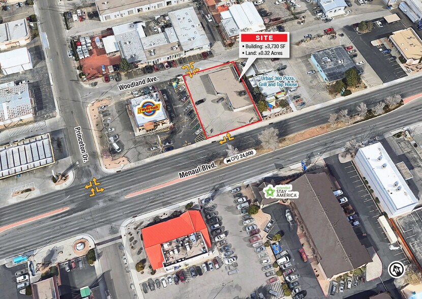 2117 Menaul Blvd, Albuquerque, NM à vendre - Photo du bâtiment - Image 2 de 7