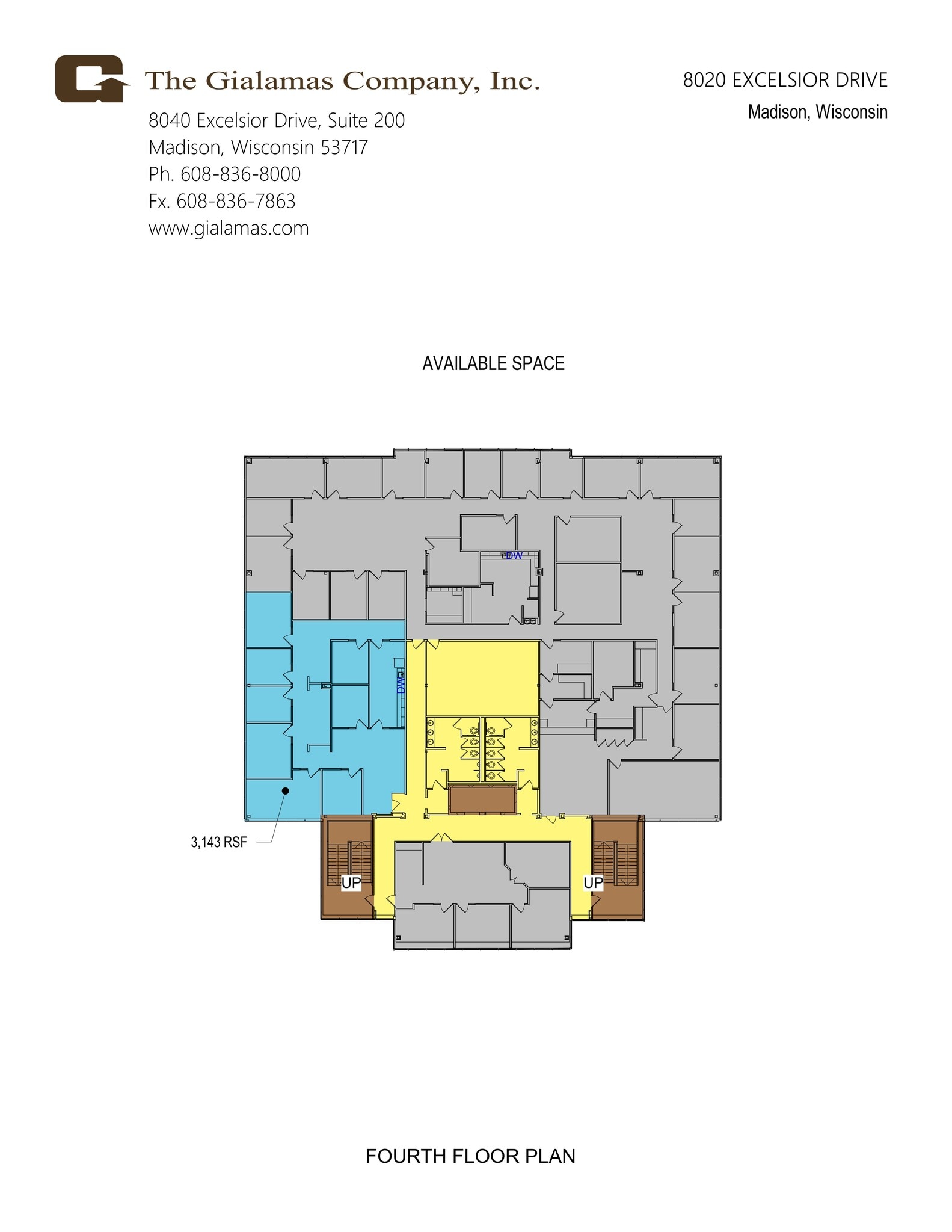 8020 excelsior Dr, Madison, WI for lease Site Plan- Image 1 of 1