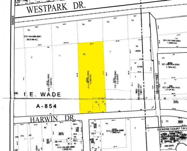 9400 Harwin Dr, Houston, TX à vendre - Plan cadastral - Image 1 de 1