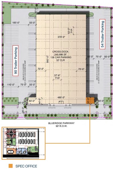 246 Blue Ridge Pky, Laredo, TX à louer - Plan d’étage - Image 2 de 2