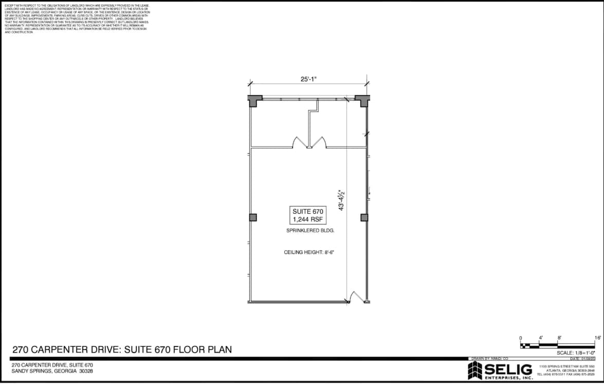 270 Carpenter Dr NE, Sandy Springs, GA for lease Floor Plan- Image 1 of 1