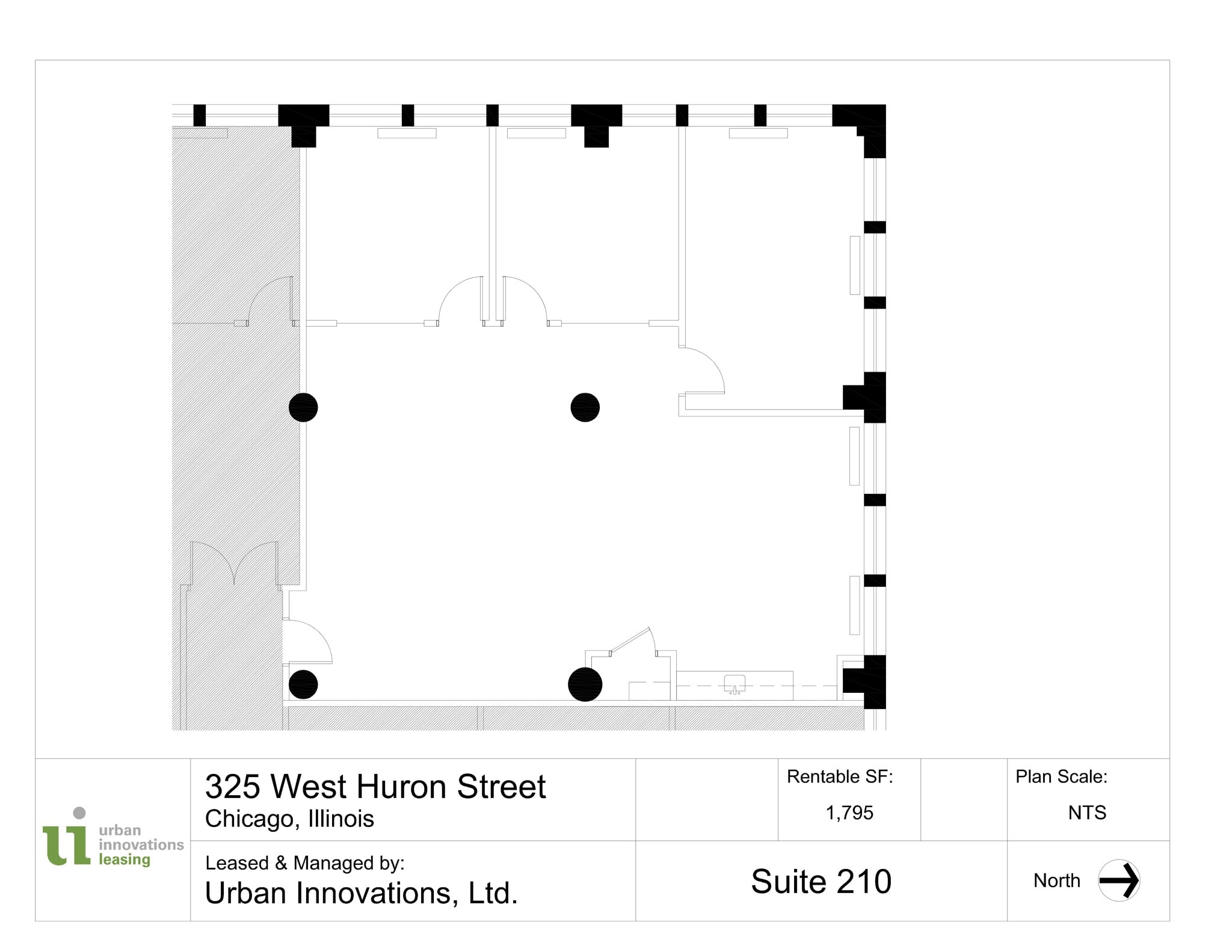 325 W Huron St, Chicago, IL à louer Plan de site- Image 1 de 6