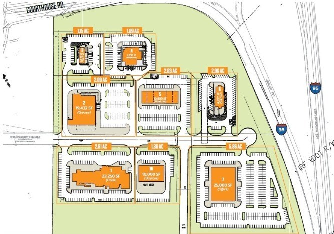 1024 Courthouse Rd, Stafford, VA à louer Photo du bâtiment- Image 1 de 2