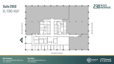 230 W Monroe St, Chicago, IL à louer Plan d’étage- Image 1 de 1