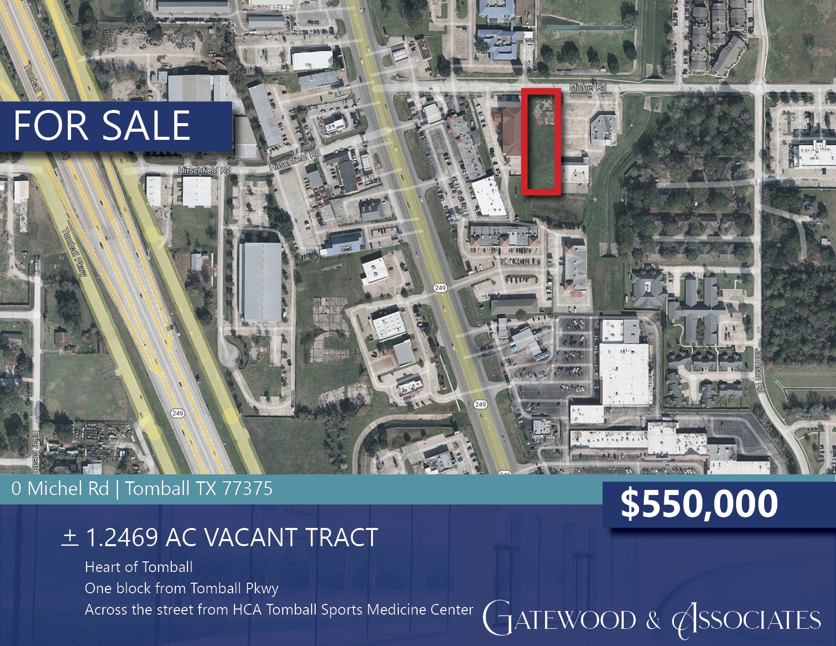 Johnson & Michels Rd, Tomball, TX for sale Building Photo- Image 1 of 6