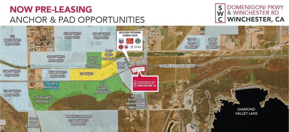 SWC Domenigoni Pky. & Winchester Rd, Winchester, CA for lease - Building Photo - Image 1 of 7