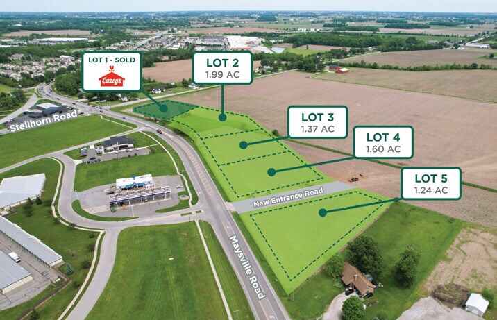 10000 Stellhorn Rd, Fort Wayne, IN à vendre - Aérien - Image 3 de 3