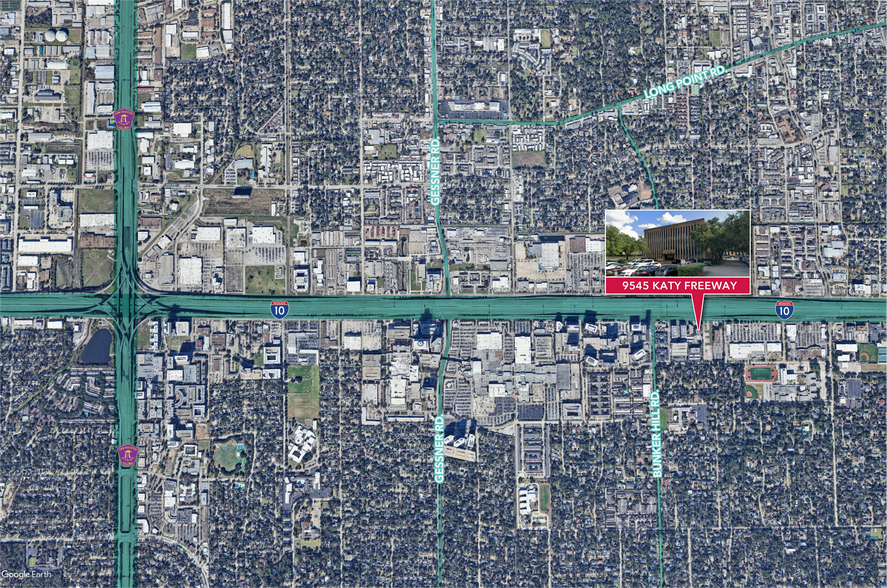 9545 Katy Fwy, Houston, TX à louer - Aérien - Image 2 de 8