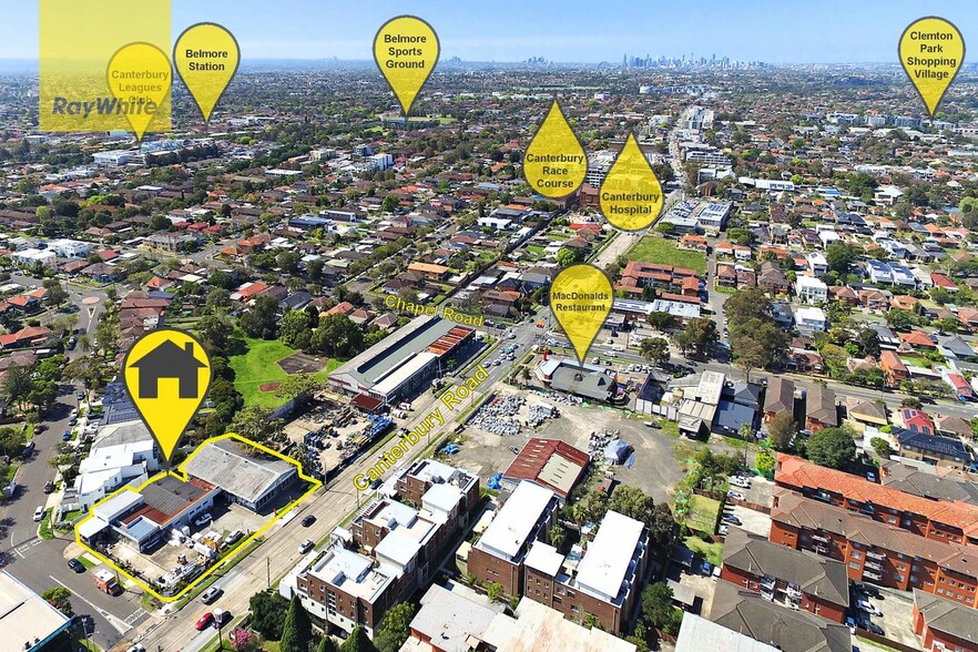 857-875 Canterbury Road, Lakemba portfolio of 2 properties for sale on LoopNet.ca - Aerial - Image 3 of 4