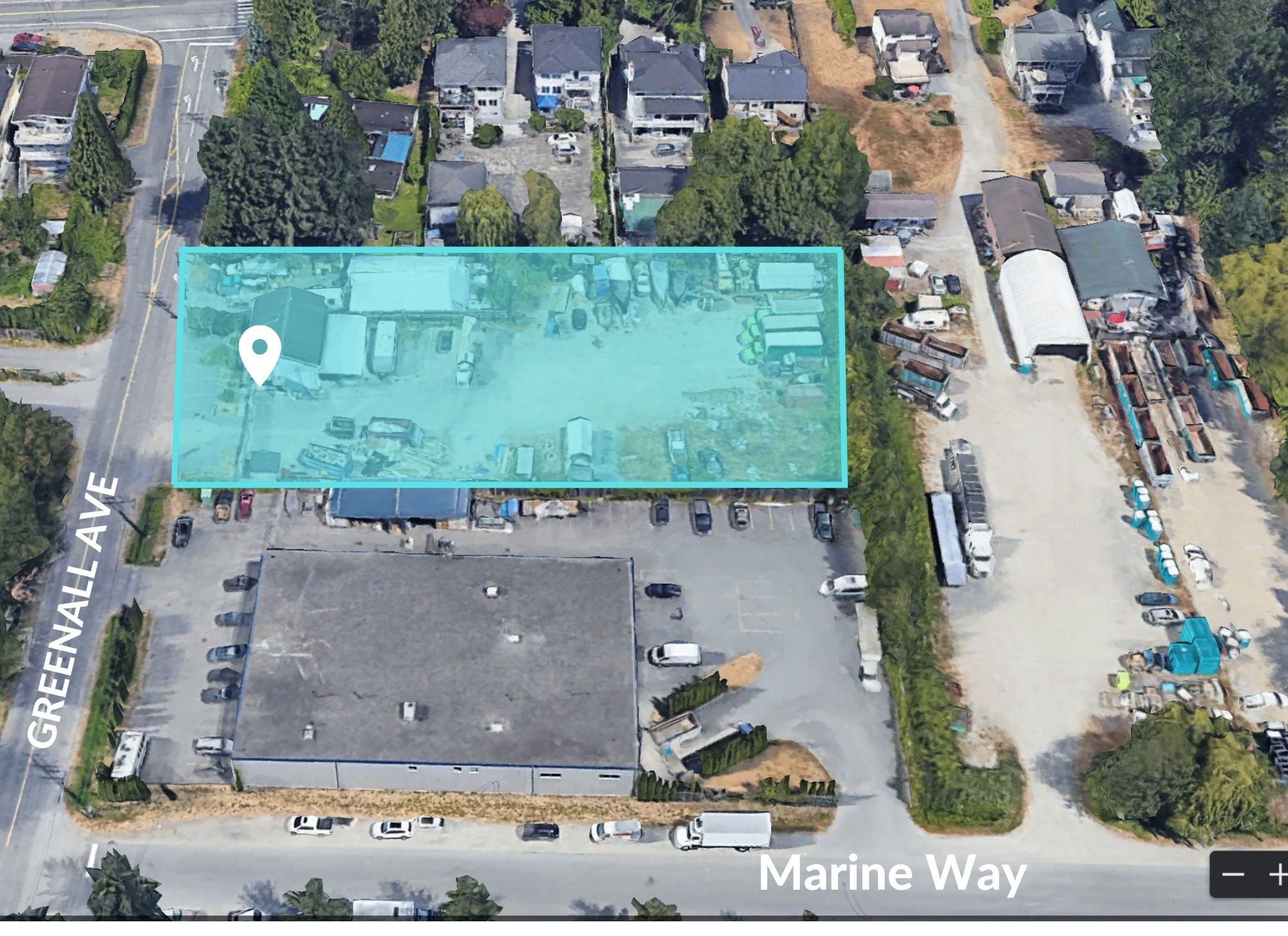 8540 Greenall Av, Burnaby, BC for sale Aerial- Image 1 of 1