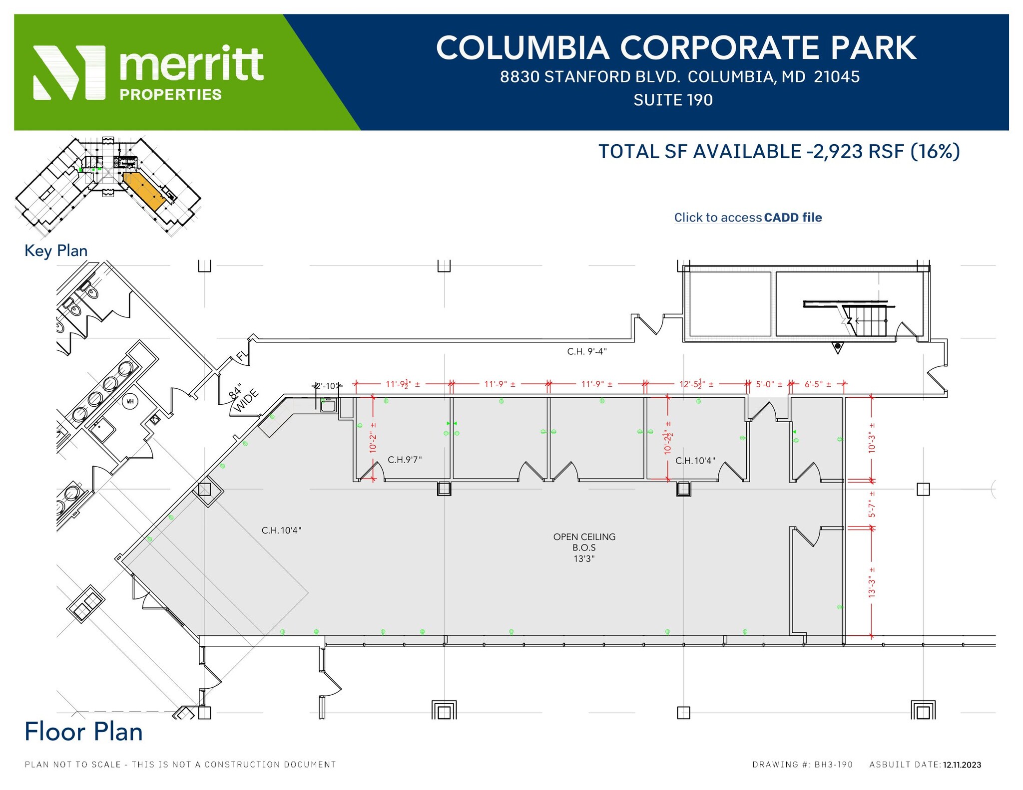 8830 Stanford Blvd, Columbia, MD à louer Plan d’étage- Image 1 de 1