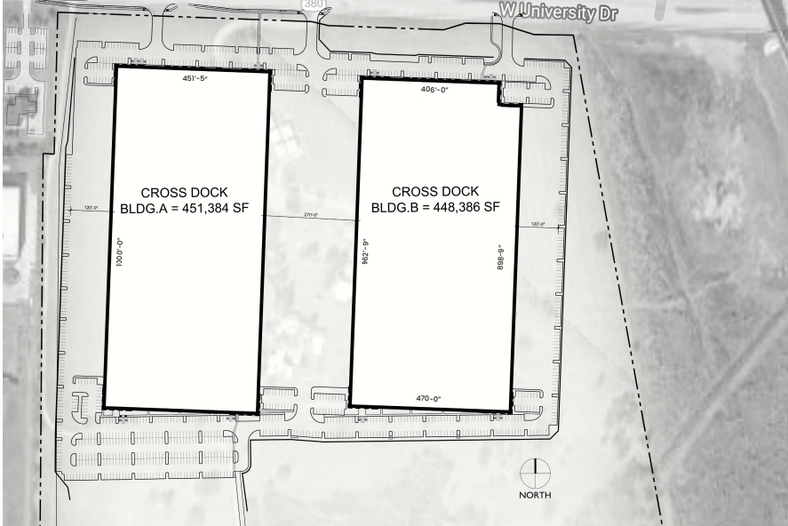 3333 W University Dr, Denton, TX à vendre Plan de site- Image 1 de 1