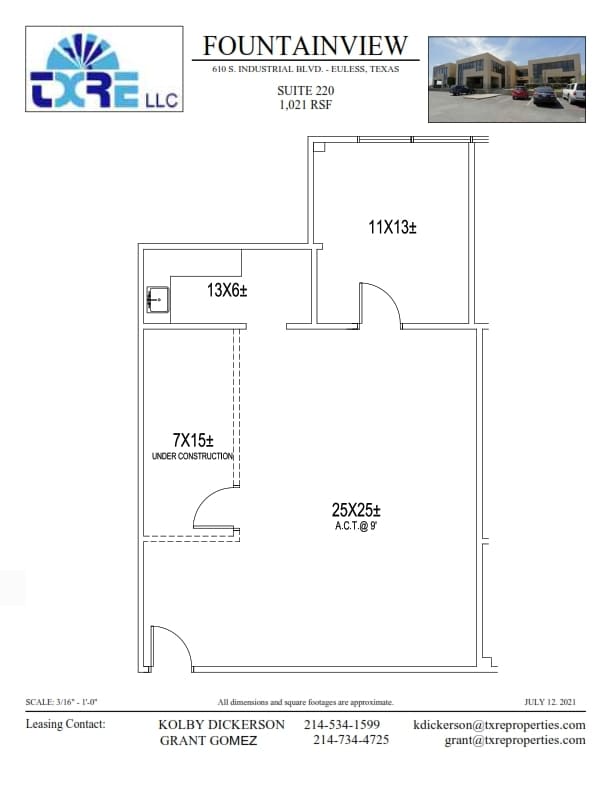 610 S Industrial Blvd, Euless, TX à louer Photo du bâtiment- Image 1 de 1