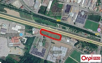 Bourgoin-Jallieu - Aerial  map view