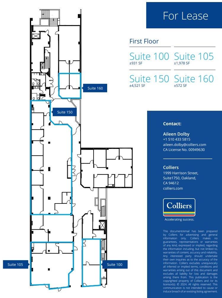 1936 University Ave, Berkeley, CA for lease Floor Plan- Image 1 of 1