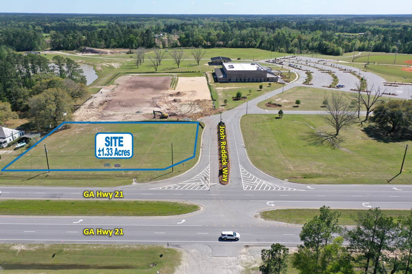 GA Hwy 21 & Josh Reddick Way, Springfield, GA for sale Primary Photo- Image 1 of 1