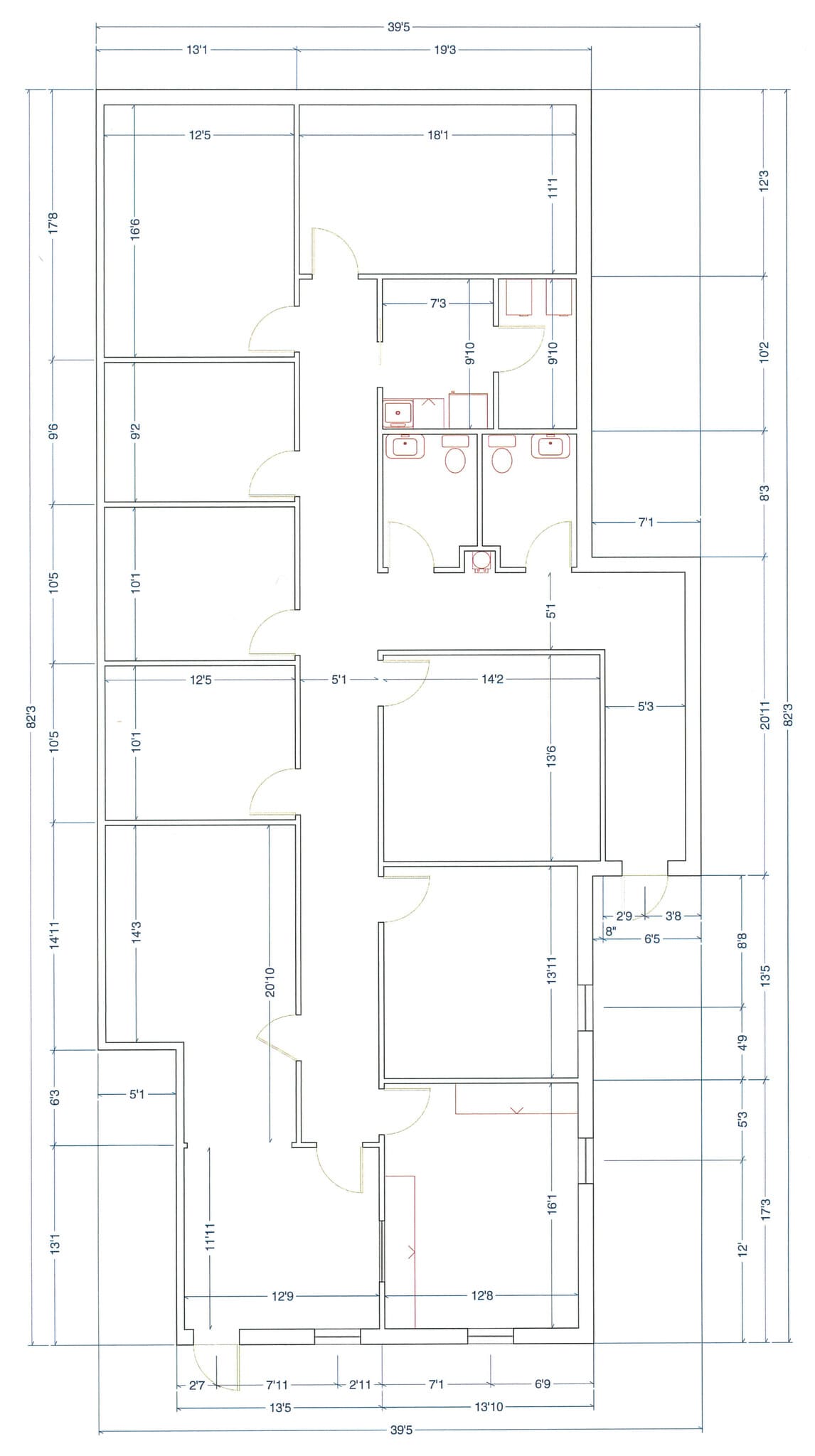 404 Corder Rd, Warner Robins, GA for lease Floor Plan- Image 1 of 1