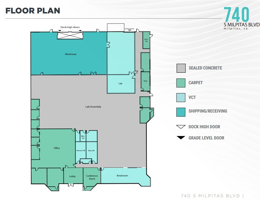 720-740 S Milpitas Blvd, Milpitas, CA for lease Floor Plan- Image 1 of 1