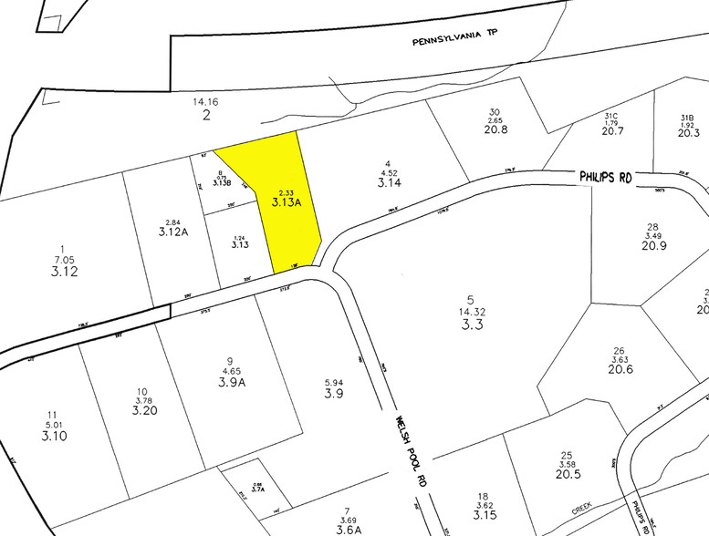 219 Welsh Pool Rd, Lionville, PA à louer - Plan cadastral - Image 3 de 7