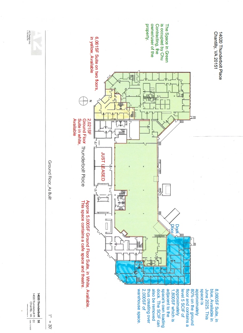 14020 Thunderbolt Pl, Chantilly, VA for lease Floor Plan- Image 1 of 1