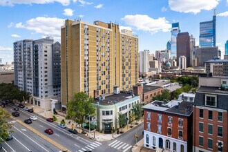 1822 Spring Garden St, Philadelphia, PA - Aérien Vue de la carte