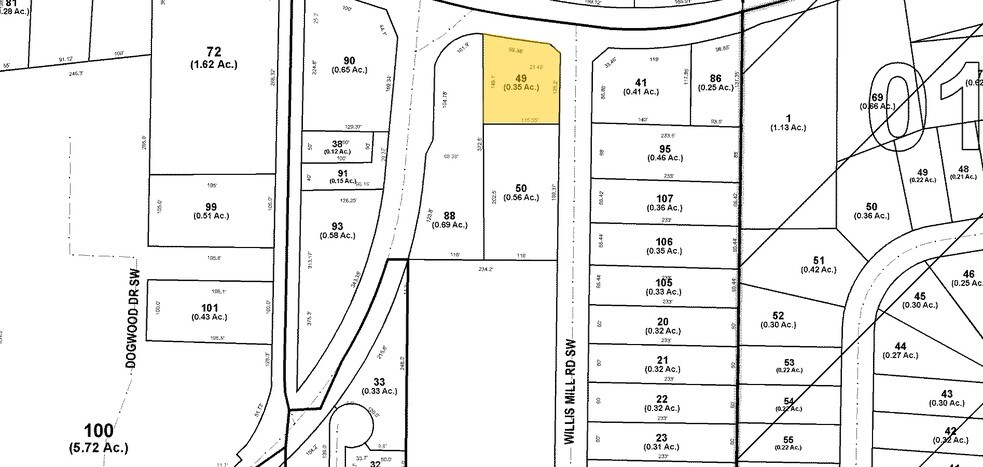 2324 Martin Luther King Jr Dr SW, Atlanta, GA à vendre - Plan cadastral - Image 2 de 4