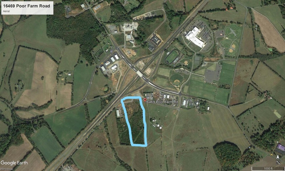 16469 Poor Farm Rd, Culpeper, VA à vendre - Aérien - Image 2 de 5