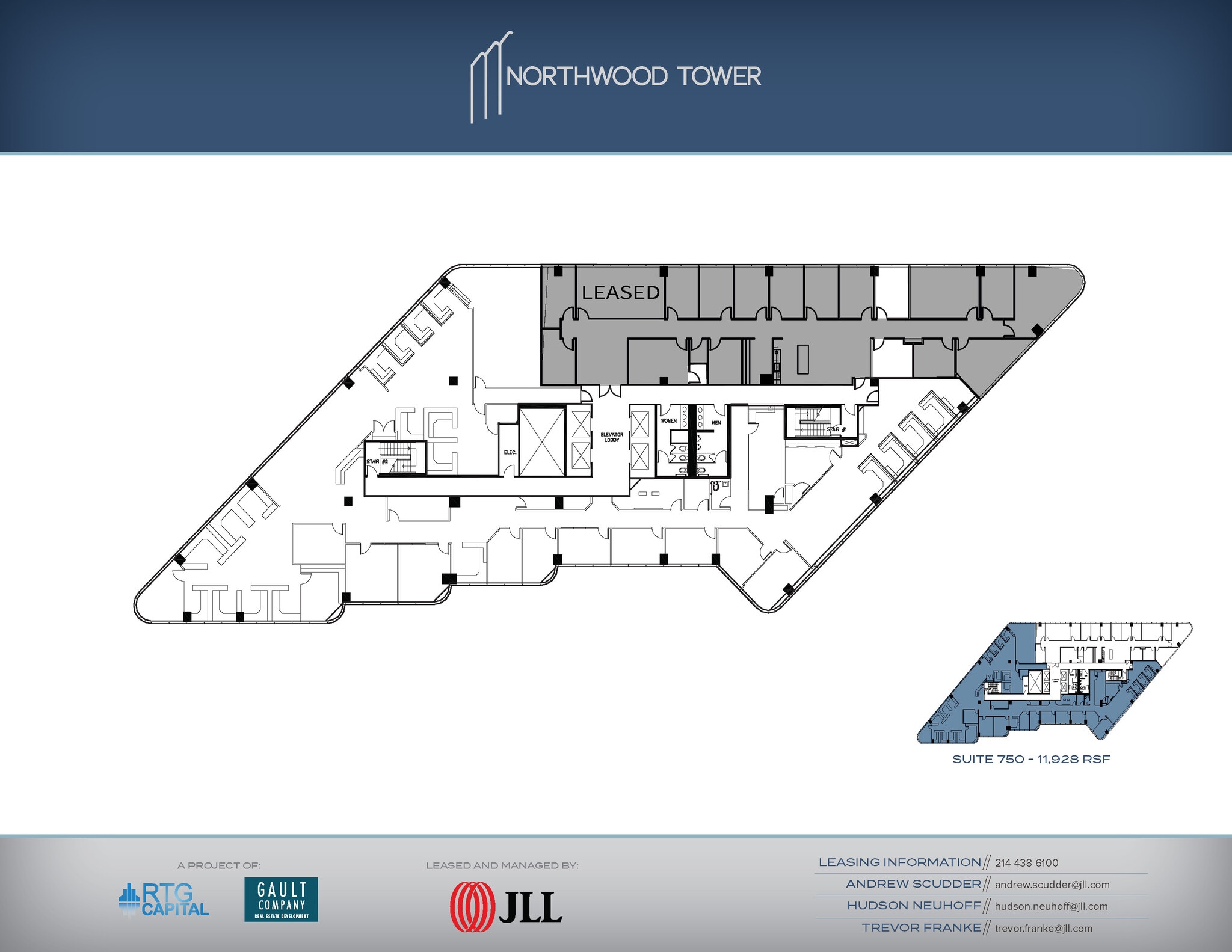 5757 Alpha Rd, Dallas, TX à louer Plan d’étage- Image 1 de 1