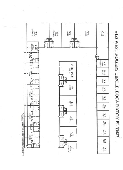 6453 W Rogers Cir, Boca Raton, FL for lease - Site Plan - Image 1 of 6