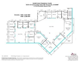 333 W El Camino Real, Sunnyvale, CA for lease Floor Plan- Image 1 of 1