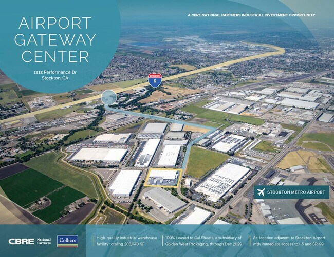 Plus de détails pour 1212 Performance Dr, Stockton, CA - Industriel à vendre