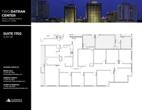 9130 S Dadeland Blvd, Miami, FL à louer Plan d’étage- Image 1 de 1