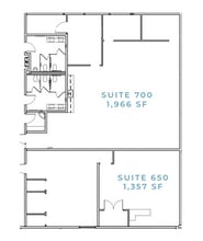 921 N Riverfront Blvd, Dallas, TX à louer Plan d’étage- Image 2 de 2