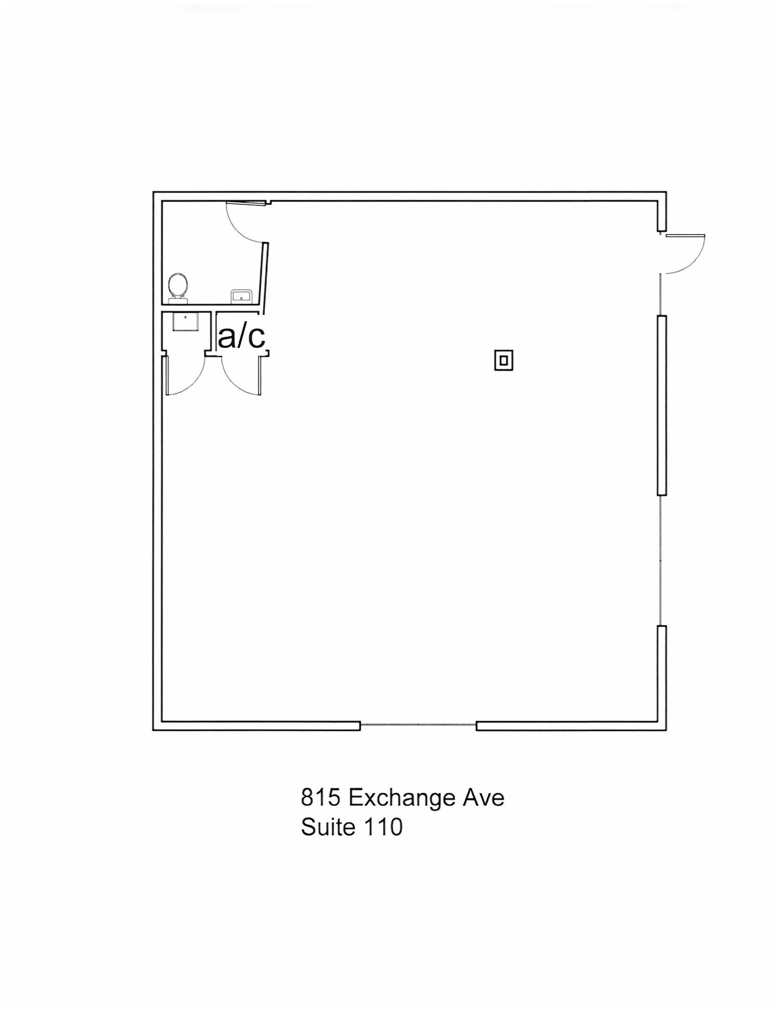 815 Exchange Ave, Conway, AR for lease Floor Plan- Image 1 of 1