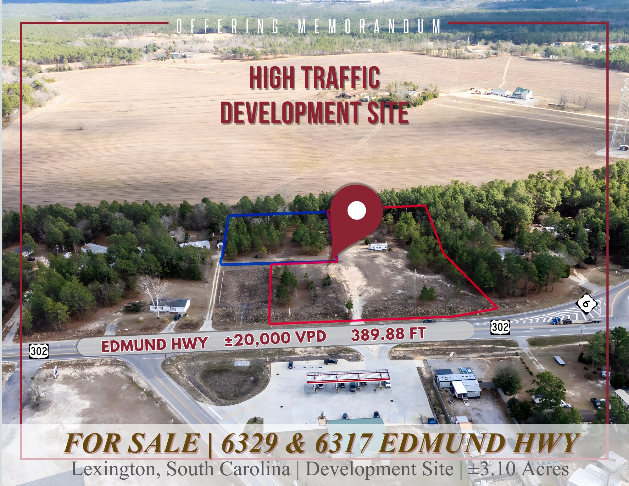 6329 & 6317 Edmund Hwy, Lexington, SC à vendre Photo principale- Image 1 de 28