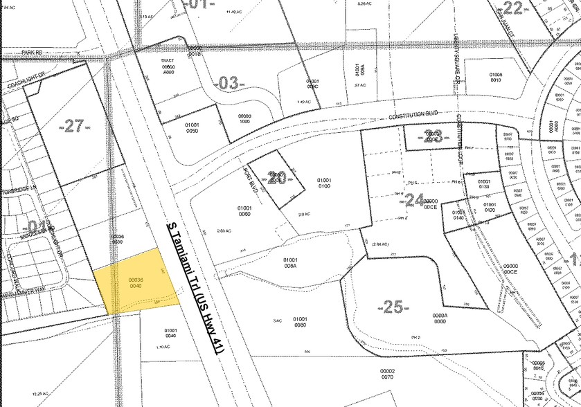 18094-18100 Tamiami Trl, Fort Myers, FL à vendre - Plan cadastral - Image 3 de 8