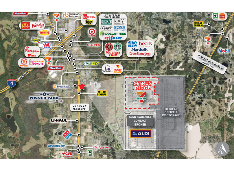 US Highway 27 & Citrus Ridge Drive, Davenport, FL for sale - Building Photo - Image 1 of 1