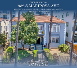 Plus de détails pour 932 S Mariposa Ave, Los Angeles, CA - Multi-résidentiel à vendre