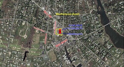 70 Sunset Ave, Westhampton Beach, NY - Aérien Vue de la carte