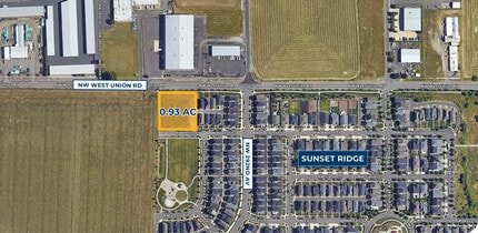 NW West Union, North Plains, OR - Aérien  Vue de la carte - Image1