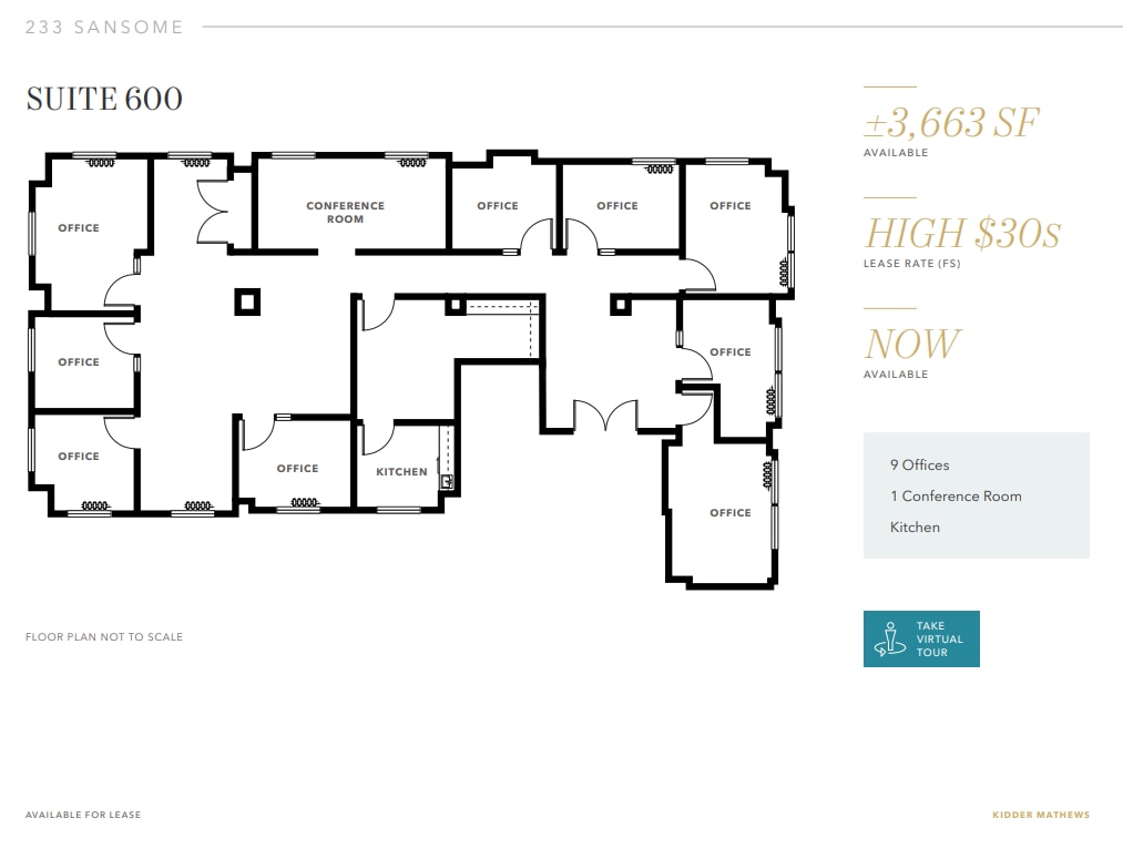 233-241 Sansome St, San Francisco, CA for lease Floor Plan- Image 1 of 1