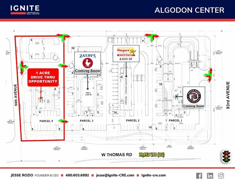 Loop 101 & W Thomas Rd, Phoenix, AZ à vendre - Plan de site - Image 3 de 5
