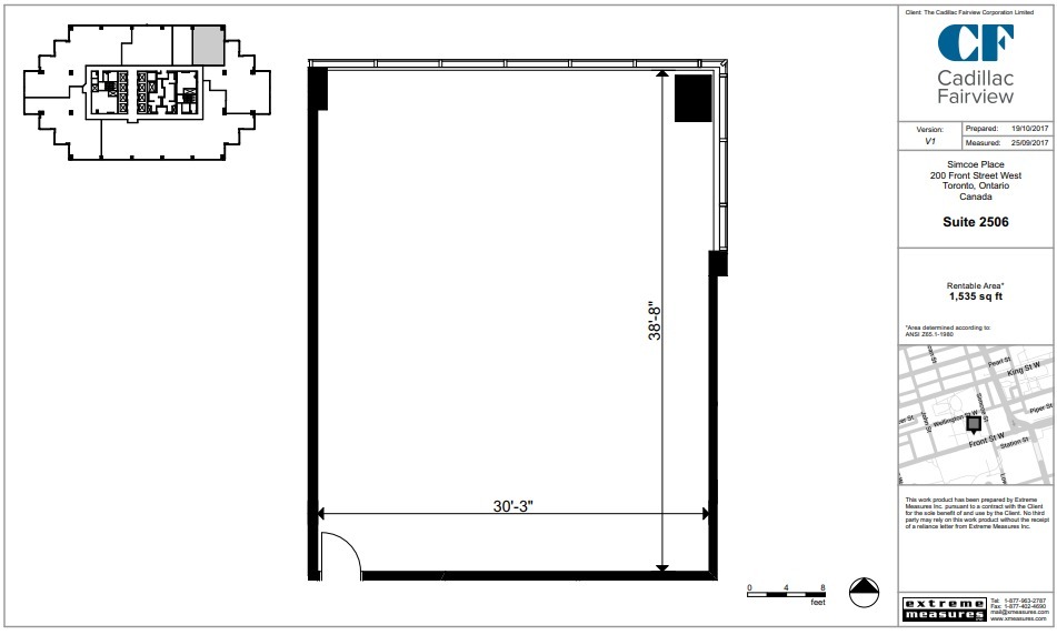 200 Front St W, Toronto, ON for lease Floor Plan- Image 1 of 1