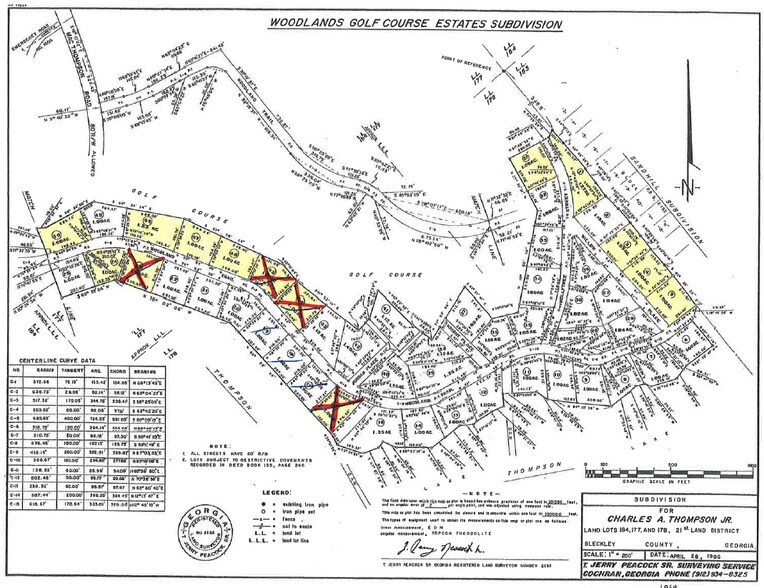34 Lots Woodland Estates Subdivision, Cochran, GA à vendre - Autre - Image 1 de 3