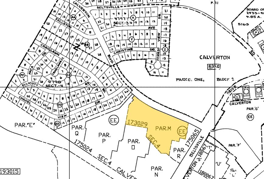 3901 Calverton Blvd, Calverton, MD for lease - Plat Map - Image 2 of 24