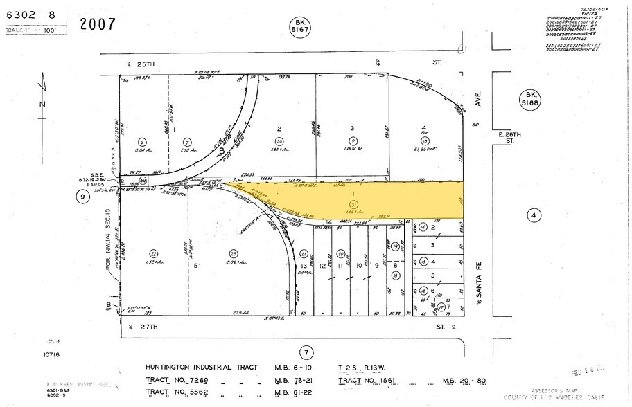 2615 S Santa Fe Ave, Vernon, CA à louer - Plan cadastral - Image 2 de 2