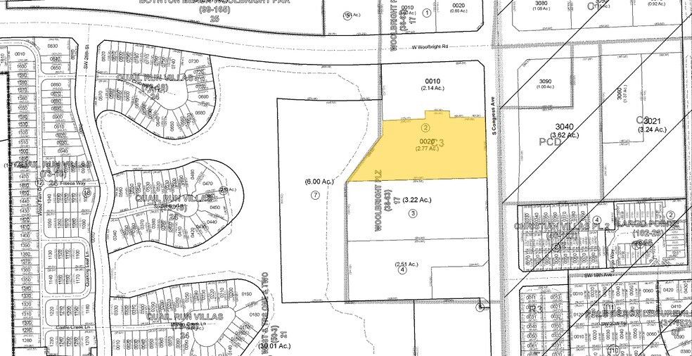 S Congress Ave, Boynton Beach, FL à vendre - Plan cadastral - Image 3 de 5