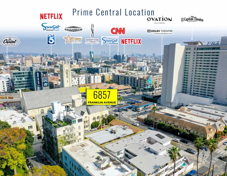 6857 Franklin Ave, Los Angeles, CA à vendre - Photo du bâtiment - Image 2 de 4