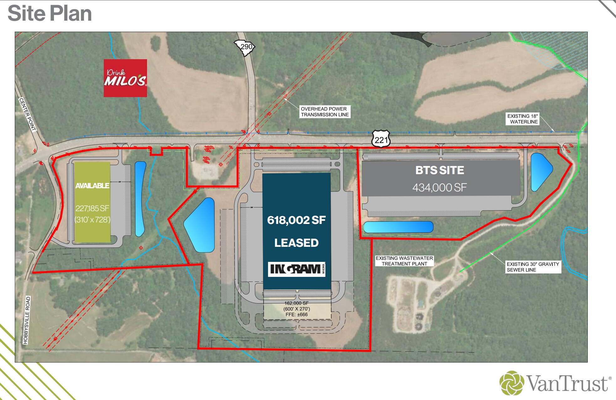 6620 Highway 221, Roebuck, SC à louer Plan de site- Image 1 de 2